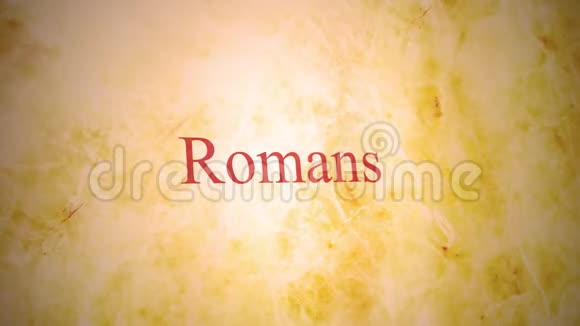 圣经系列新约的书籍罗马人视频的预览图