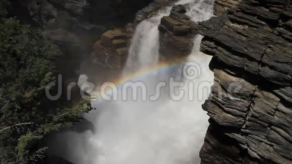 阿萨巴斯卡瀑布的级联视频的预览图