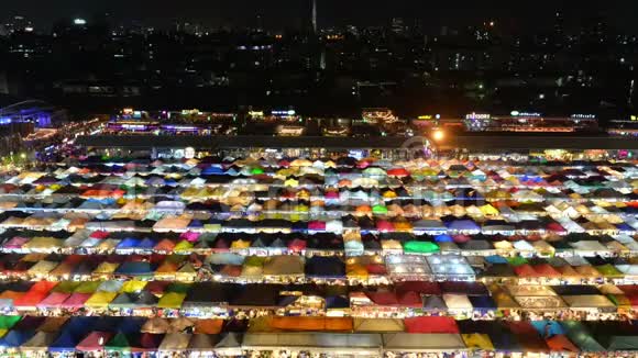 曼谷夜市时间隔景视频的预览图