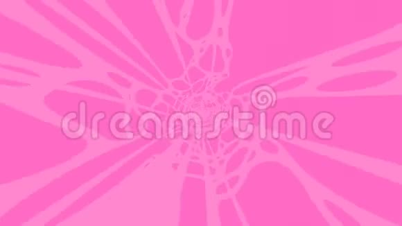 粉红背景上的粉红波视频的预览图