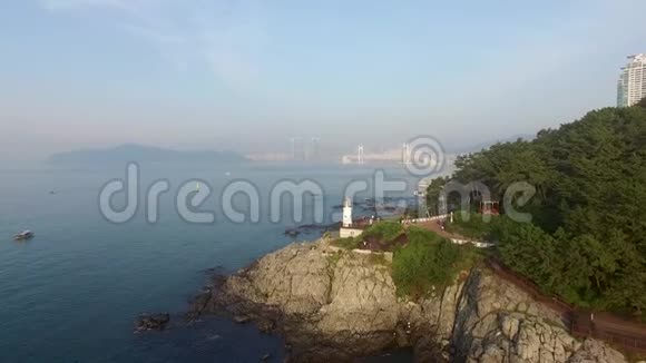 亚洲釜山东白塞姆岛日出视频的预览图