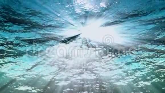 水下光线可循环4K38402160视频的预览图