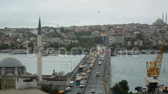 土耳其伊斯坦布尔的阿塔图尔克桥视频的预览图