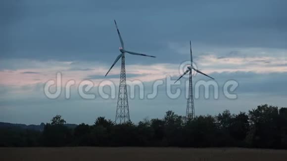 风能技术涡轮水痘能源生产绿色技术视频的预览图