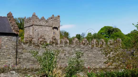 著名的拍摄地北爱尔兰贝尔法斯特附近的城堡沃德视频的预览图