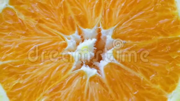 新鲜的旋转橘子视频的预览图
