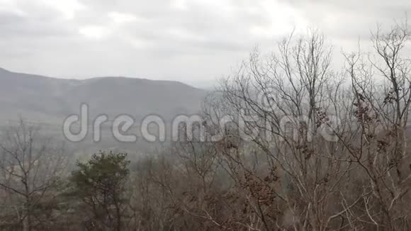 佐治亚州堡山公园在去堡山的路上可以看到一个变焦和平底锅视频的预览图
