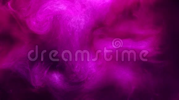 烟云运动岩浆粉红色蒸汽流动紫色视频的预览图
