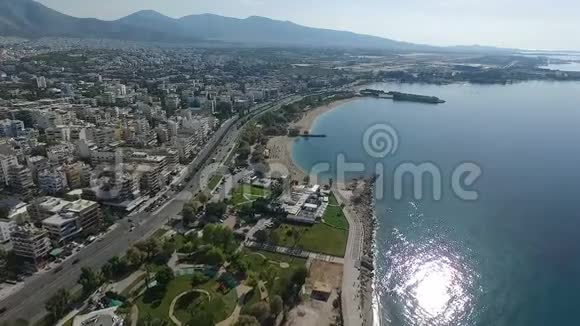 希腊雅典的空中景色视频的预览图