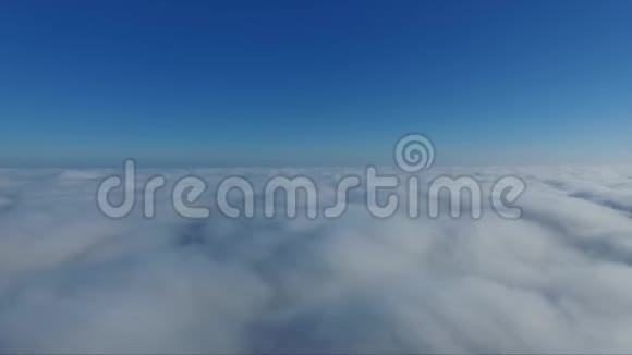 无人驾驶飞机在云层上空飞行云替代羊视频的预览图