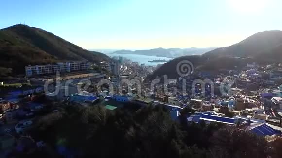 金川文化村的冬天釜山韩国亚洲视频的预览图