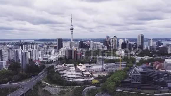 奥克兰新西兰上升空中4k建立射击视频的预览图