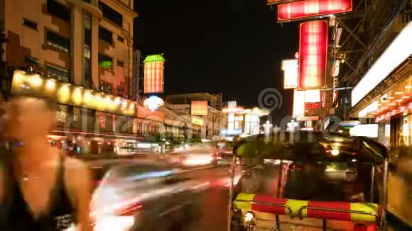 泰国唐人街的时间视频的预览图