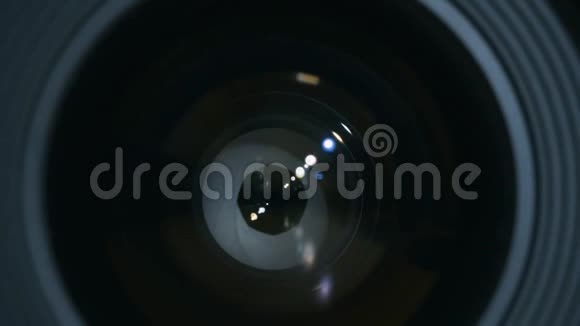 最好的照相机玻璃关闭收缩镜头光圈视频的预览图
