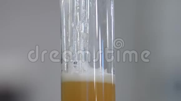 一种用于酿造啤酒的纺丝比重计用于测量密度视频的预览图