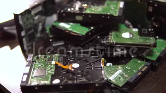 硬盘驱动器拆卸HDD4K视频的预览图