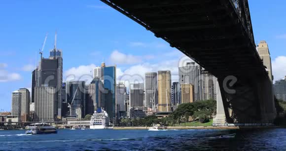 悉尼澳大利亚市中心和海港大桥4K视频的预览图