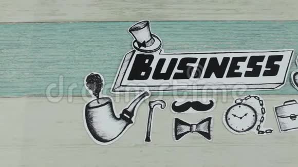 绅士风格的生意视频的预览图