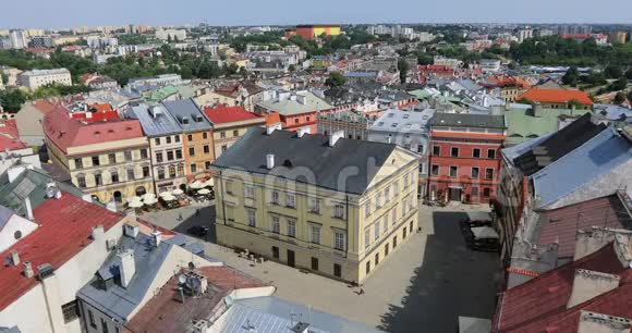 波兰卢布林老城雷内克广场视频的预览图