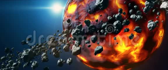 死热熔岩行星和小行星带视频的预览图