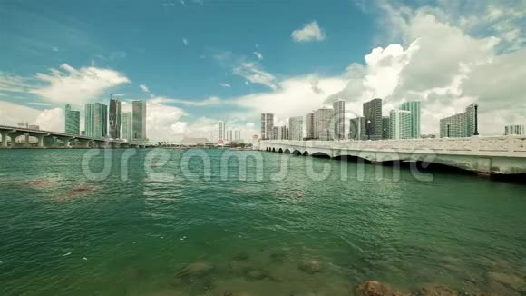 迈阿密市中心慢动作录像视频的预览图