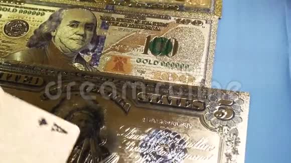 五元银券及二十四元金箔钞票视频的预览图