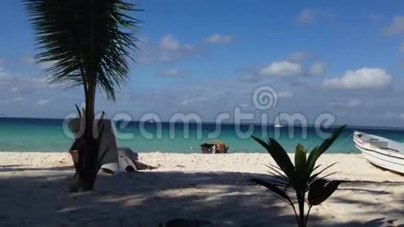 热带海滩景色视频的预览图