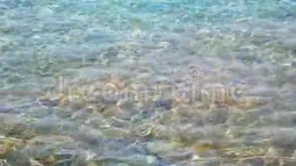 视频海洋纯净水反思背景视频的预览图