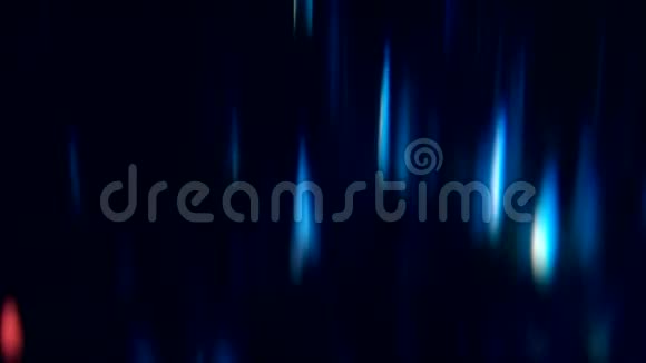 发光火花背景蓝色斑点运动视频的预览图