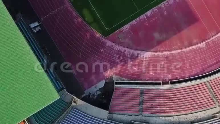 马来西亚AlorSetarKedah体育场近MasjidZahir的鸟瞰图视频的预览图