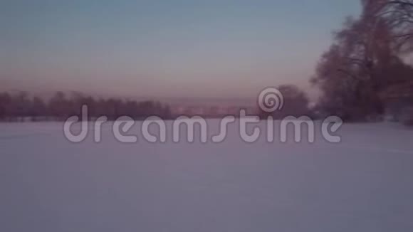 飞越雪域落日视频的预览图