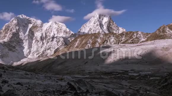 喜马拉雅山晨峰珠峰珠穆朗玛峰翻越4k视频的预览图