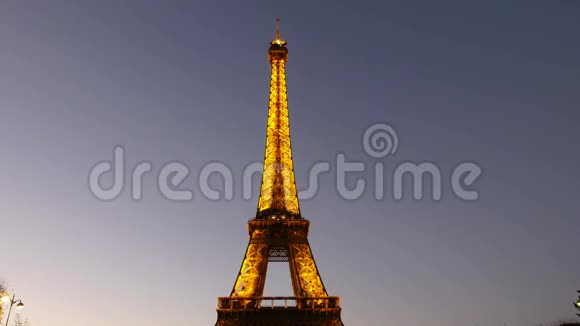 巴黎的埃菲尔铁塔视频的预览图