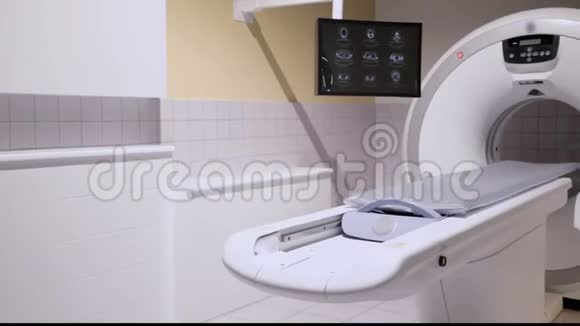 新医院的CT扫描或CT扫描仪视频的预览图