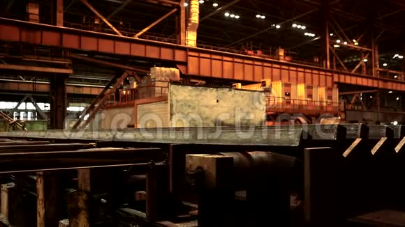 工厂的金属方坯视频的预览图