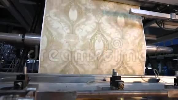 壁纸壁纸生产的工艺流程工业内部视频的预览图