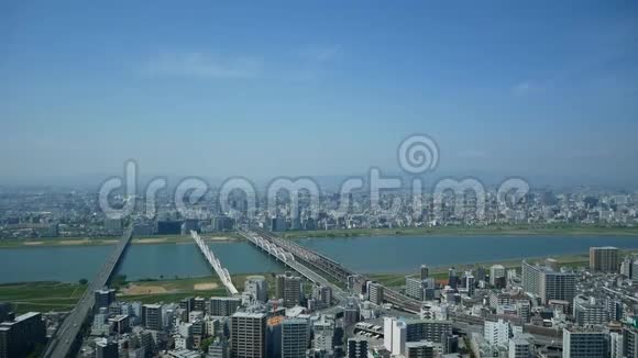 umeda天空建筑大阪市天景视频的预览图