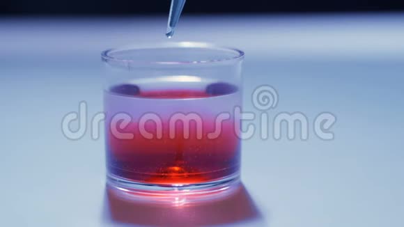 实验室化学试验实验室化学液体试验科学家视频的预览图