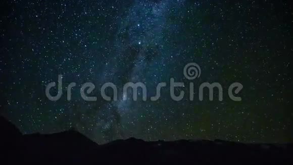 智利的星星时间流逝4K视频的预览图