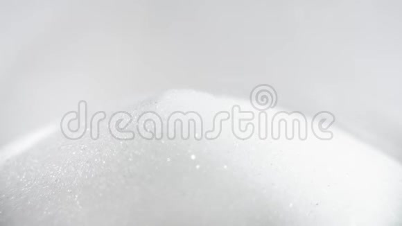 糖或盐或小白粒状晶体视频的预览图