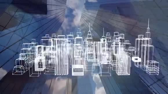 虚拟和真实的建筑视频的预览图