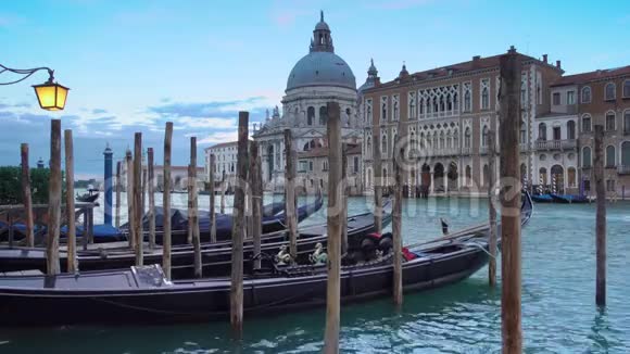 傍晚威尼斯的大运河视频的预览图