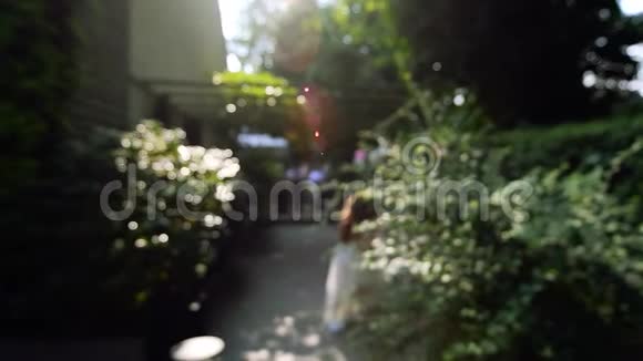 电影院火炬婚礼户外花园视频的预览图