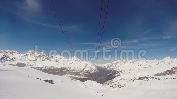 马特霍隆山上的索道瑞士视频的预览图