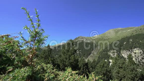 高山西班牙比利牛斯山的ValldeNuria山谷视频的预览图