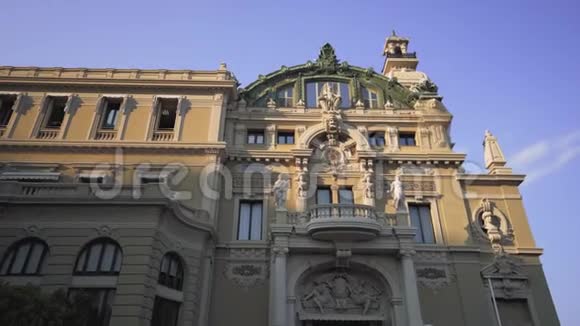 摩纳哥蒙特卡洛赌场和历史建筑视频的预览图