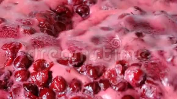 樱桃果酱的制作过程视频的预览图