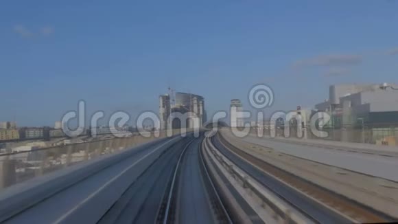 迪拜阿联酋2017年12月8日迪拜地铁视频的预览图