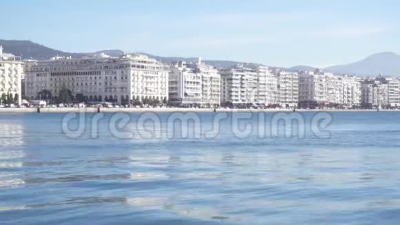 塞萨洛尼基市的码头视频的预览图