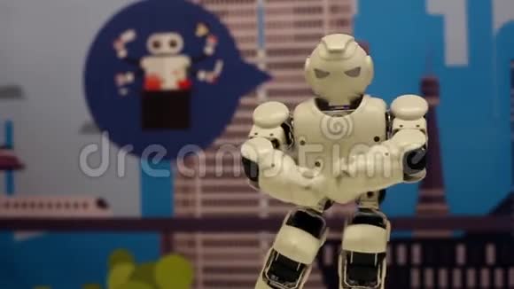 机器人跳舞现代机器人技术人工智能今天的控制系统高清高清视频的预览图